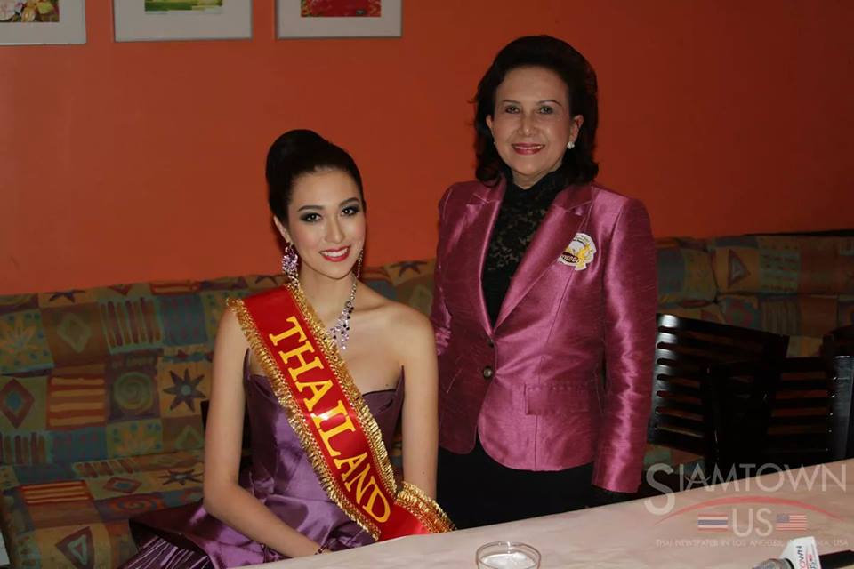 แอลลี่ Miss Universe Thailand 2014 in Los Angeles, USA