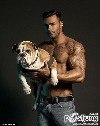Hunks and Hounds : 2015 Calendar + Behind the scenes VDO