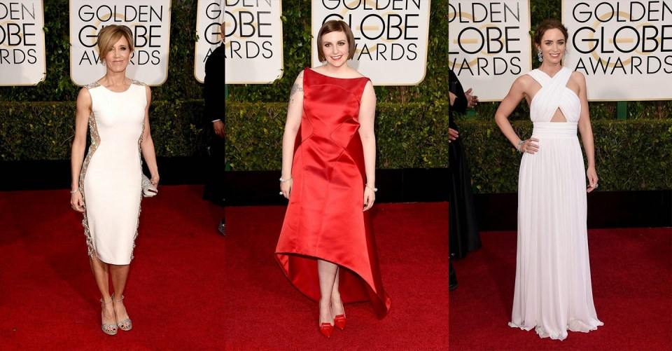 งานประกาศผลรางวัลลูกโลกทองคำ : the 2015 Golden Globes red carpet