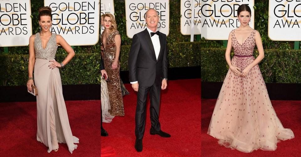 งานประกาศผลรางวัลลูกโลกทองคำ : the 2015 Golden Globes red carpet