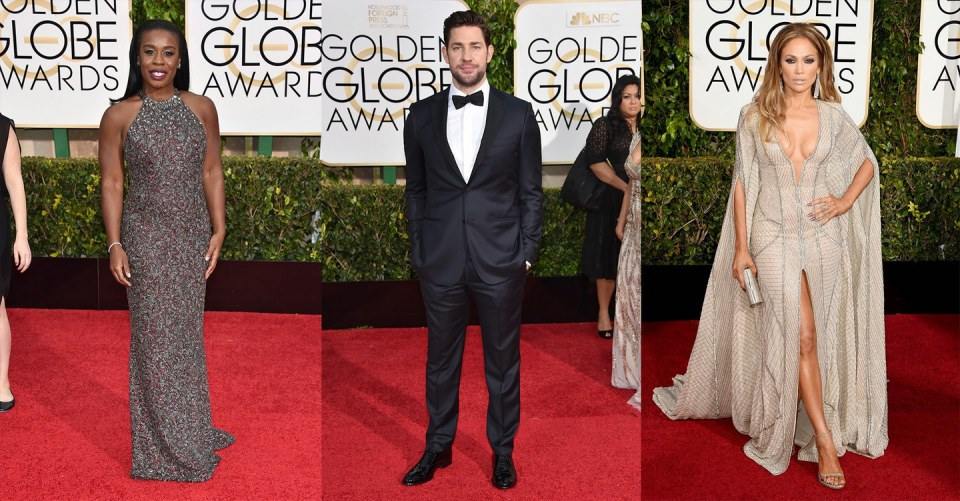 งานประกาศผลรางวัลลูกโลกทองคำ : the 2015 Golden Globes red carpet