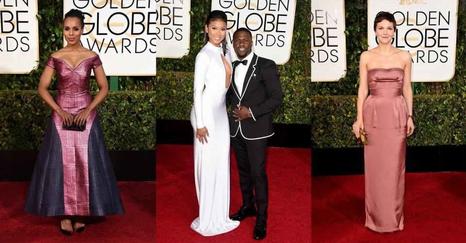 งานประกาศผลรางวัลลูกโลกทองคำ : the 2015 Golden Globes red carpet