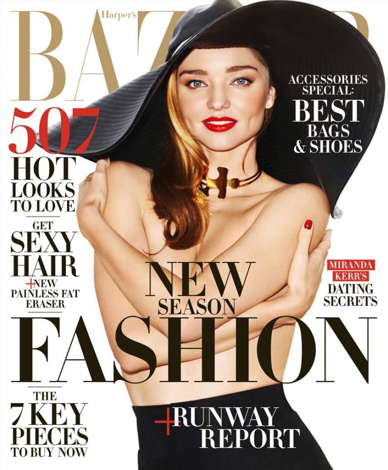 Miranda Kerr @ Harper's Bazaar US February 2015