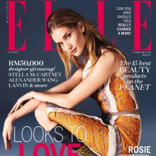 Rosie Huntington-Whiteley @ ELLE Malaysia February 2015