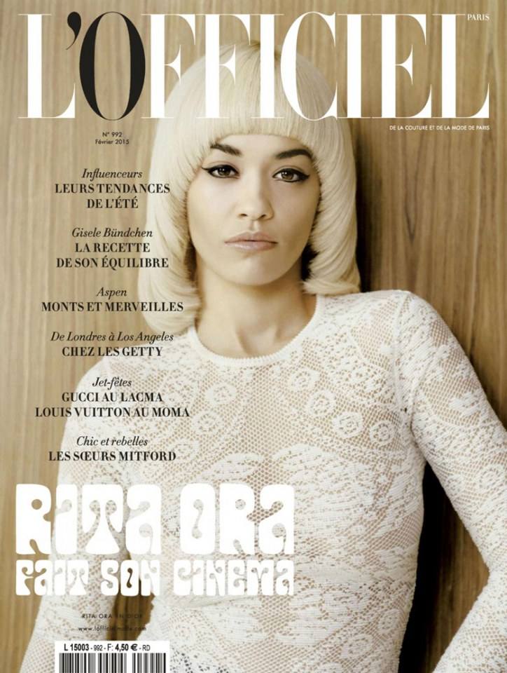 Rita Ora @ L'Officiel Paris February 2015