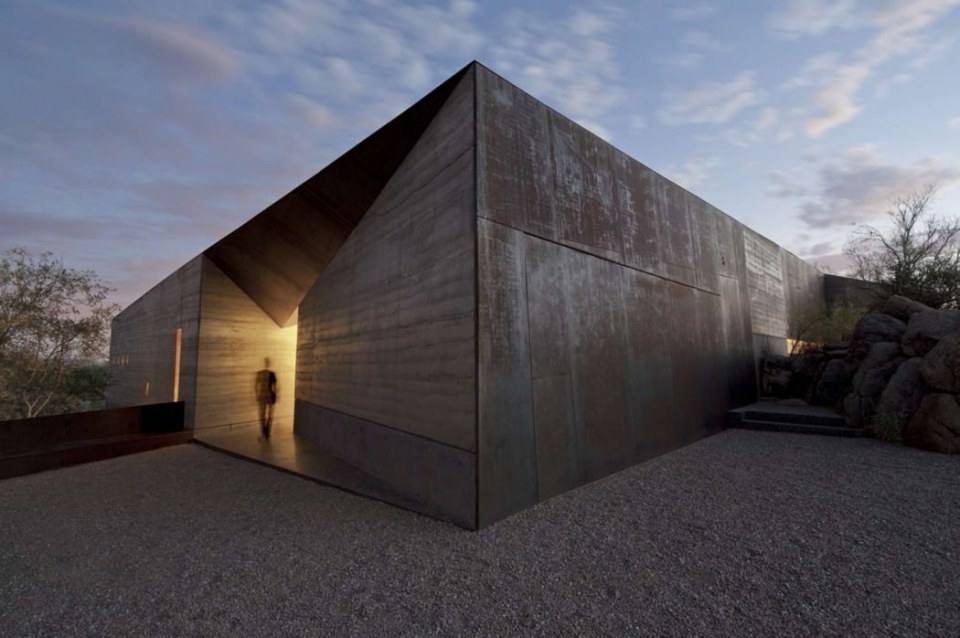 House in Desert by Wendell Burnette Architects