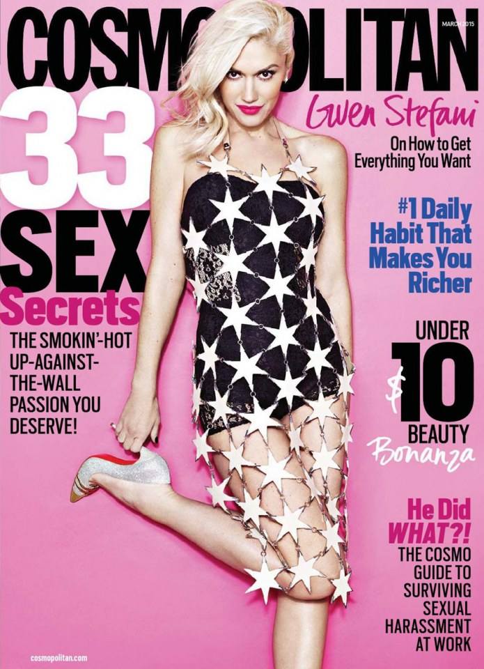 Gwen Stefani @ Cosmopolitan USA March 2015