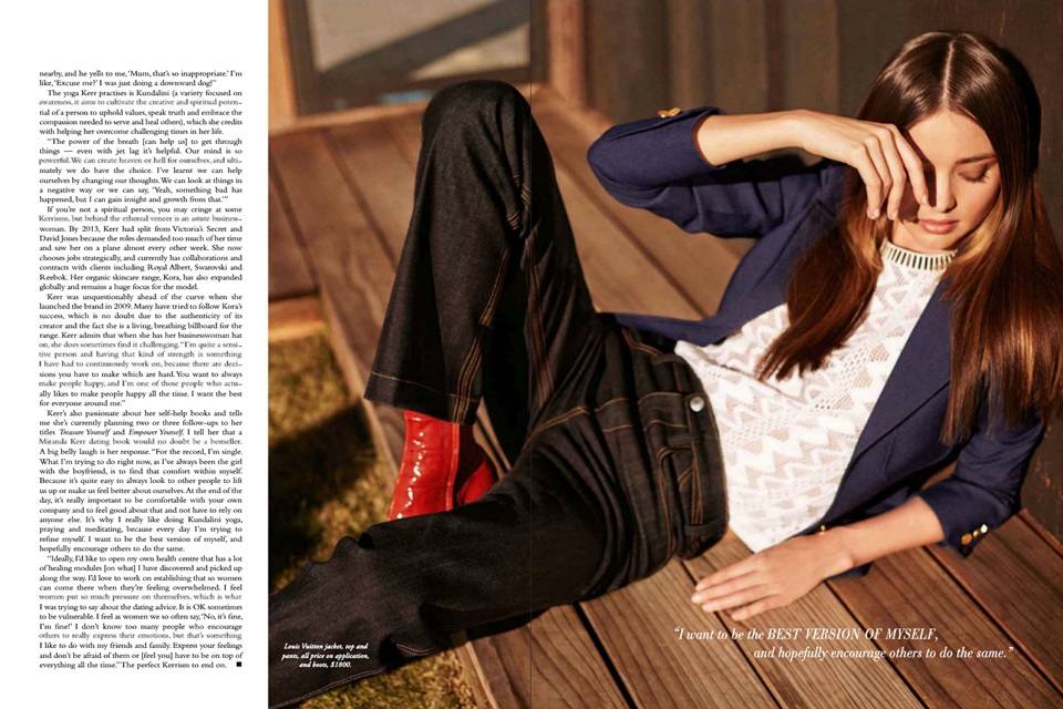 Miranda Kerr @ Harper's Bazaar Australia March 2015