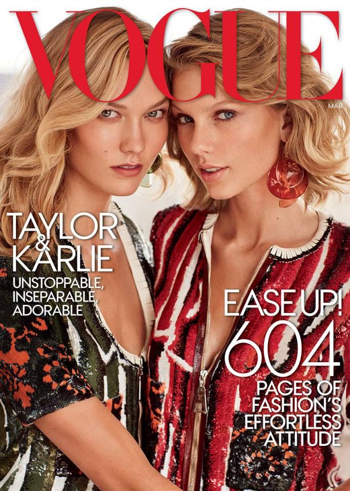 Taylor Swift & Karlie Kloss @ VOGUE US March 2015