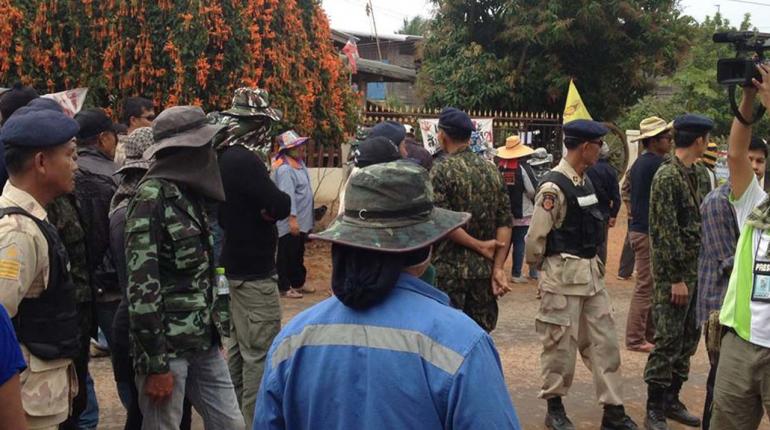 ชาวบ้านนามูลที่ขอนแก่นต่อต้านการขุดเจาะปิโตเลียม