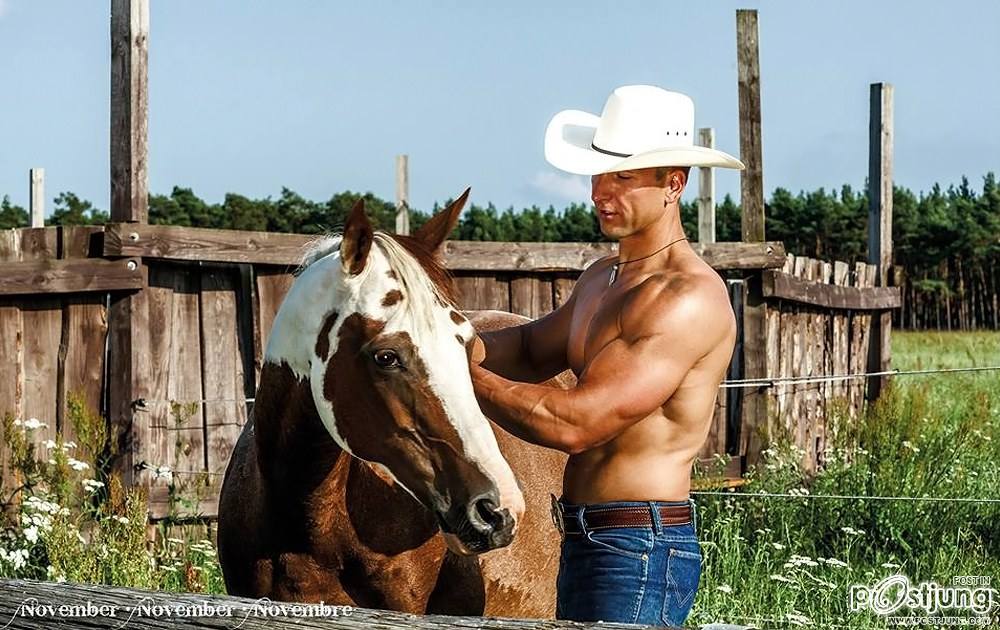 Retrospective images : Cowboy Calendar : Grooms 2014