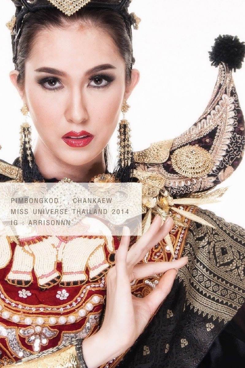ความสวยงามของนาง สะพรึง แอลลี่-พิมบงกช Miss Universe Thailand 2014.