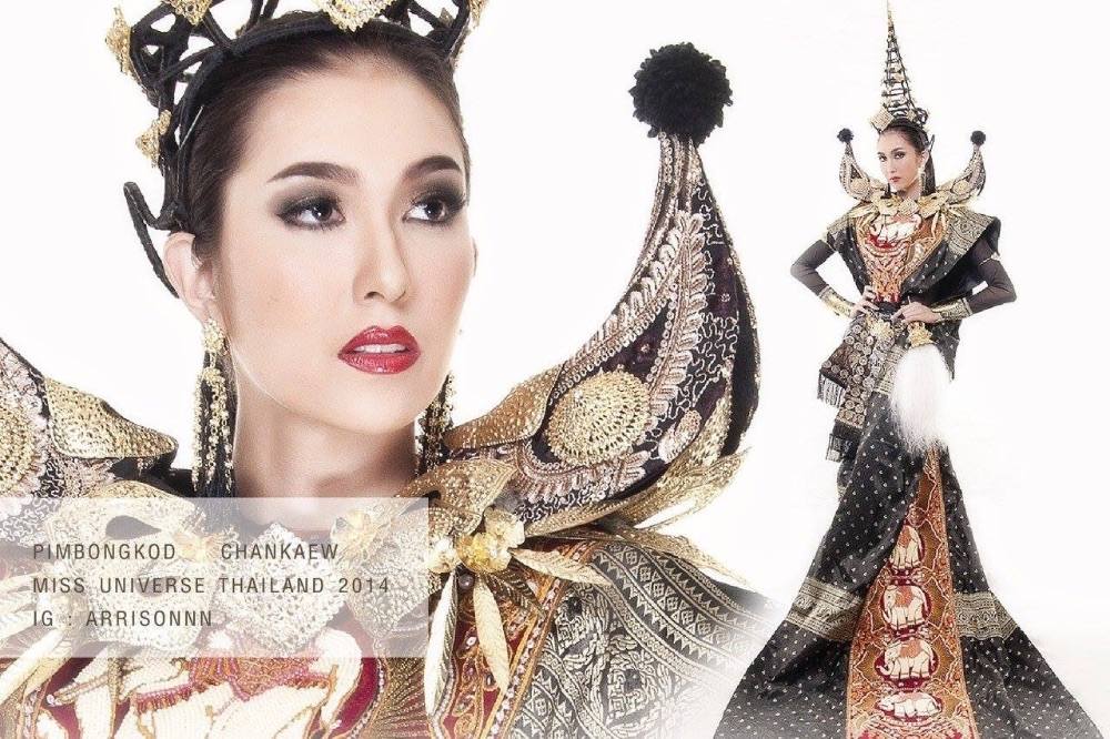 ความสวยงามของนาง สะพรึง แอลลี่-พิมบงกช Miss Universe Thailand 2014.