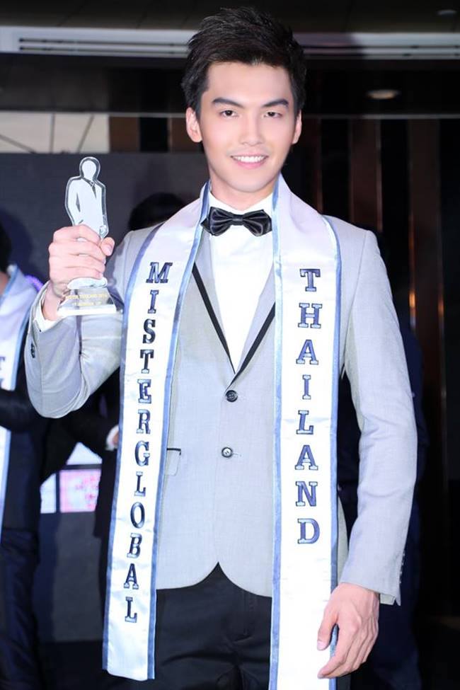แสดงความยินดีกับ บูม-อภิวัชญ์ หนุ่มไทยคว้าที่ 3 เวที Mister Global 2015