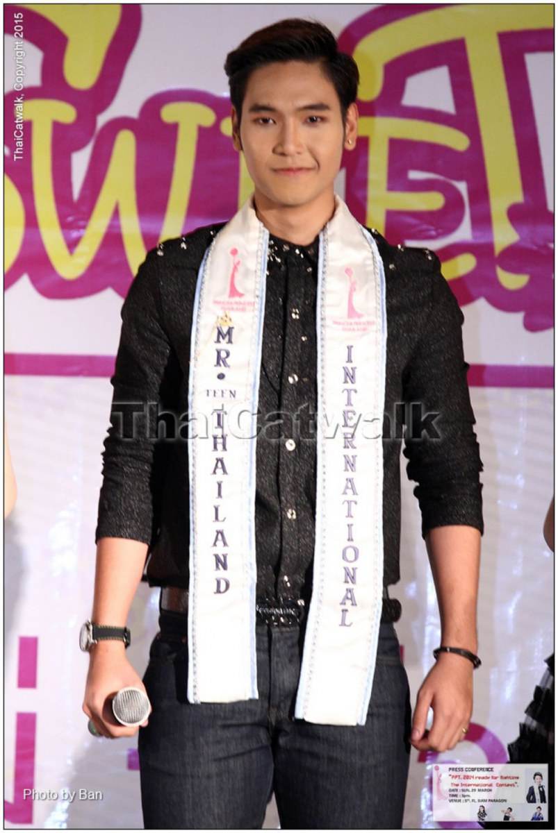ฟลุ๊ค ชลภณ การวัตณี Mr. Teen Thailand International 2014