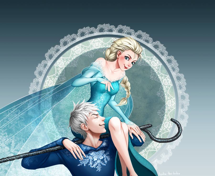 CUTE 132 - Jack Frost ❤ Elsa Frozen