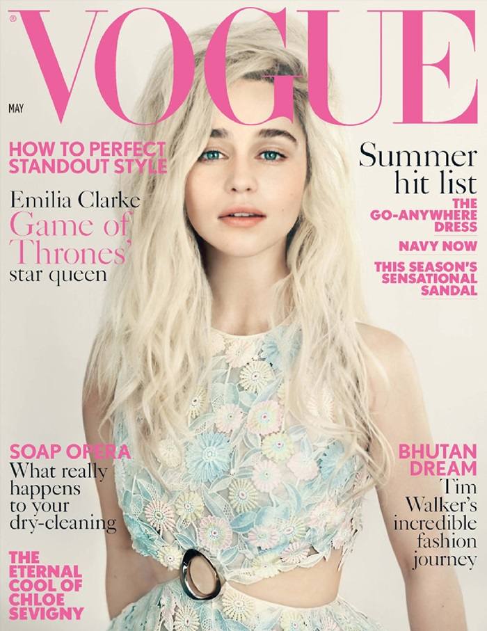 Emilia Clarke @ Vogue UK May 2015