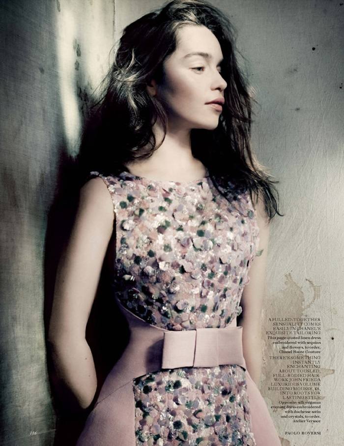 Emilia Clarke @ Vogue UK May 2015