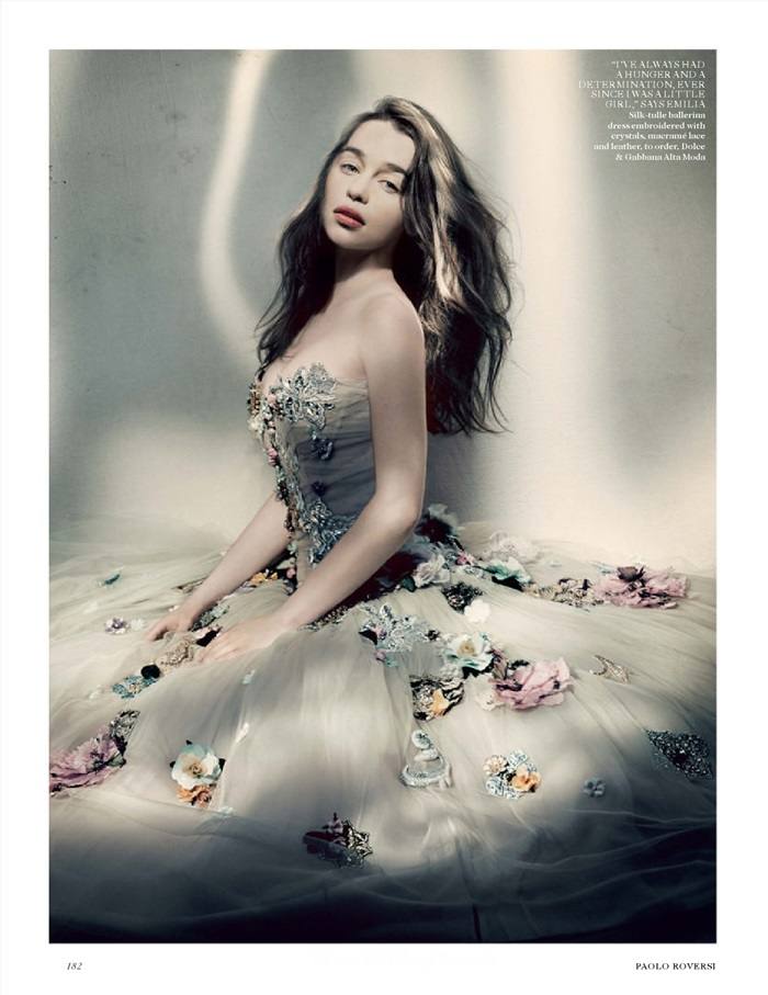Emilia Clarke @ Vogue UK May 2015