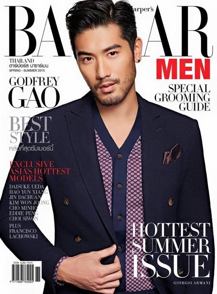 Godfrey Gao @ Harper's Bazaar Men Thailand S/S 2015
