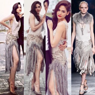 Fashion icon เมืองไทย  ชมพู่ อารยา   กับชุดสุดหรูแบรนด์ดังระดับโลก Roberto Cavalli fall 2014