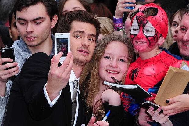 Andrew Garfield สไปเดอร์แมน รอยยิ้มใจละลาย