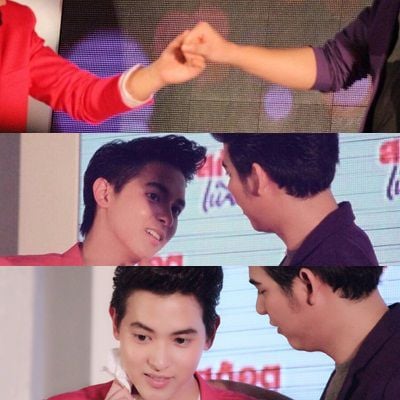 เฮ้ย ฟินเวอร์ !  เจมส์ & พอร์ช  สร้างตำนานคู่จิ้นต่างช่อง  ศรายุ  มีจับมือกันด้วย กรื้ด !!!