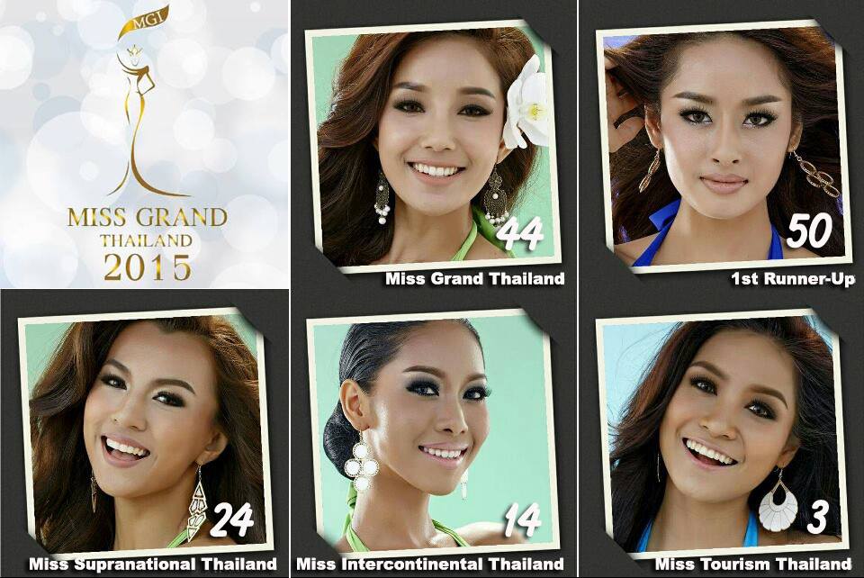 Miss Grand Thailand 2015 : Final Hot Picks #Top20