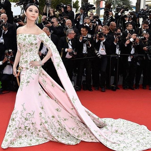 Fan bing bing. พรมแดงเมืองคานส์จ้า 2015