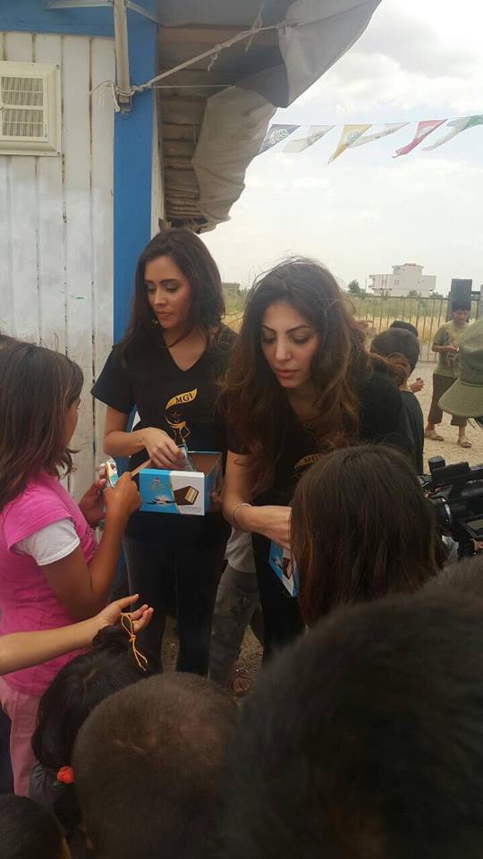 คุณณวัฒน์ อิสรไกรศีล ประธานกองประกวด Miss Grand International เยี่ยมค่ายผู้ลี้ภัยที่ซีเรีย,อิรัก