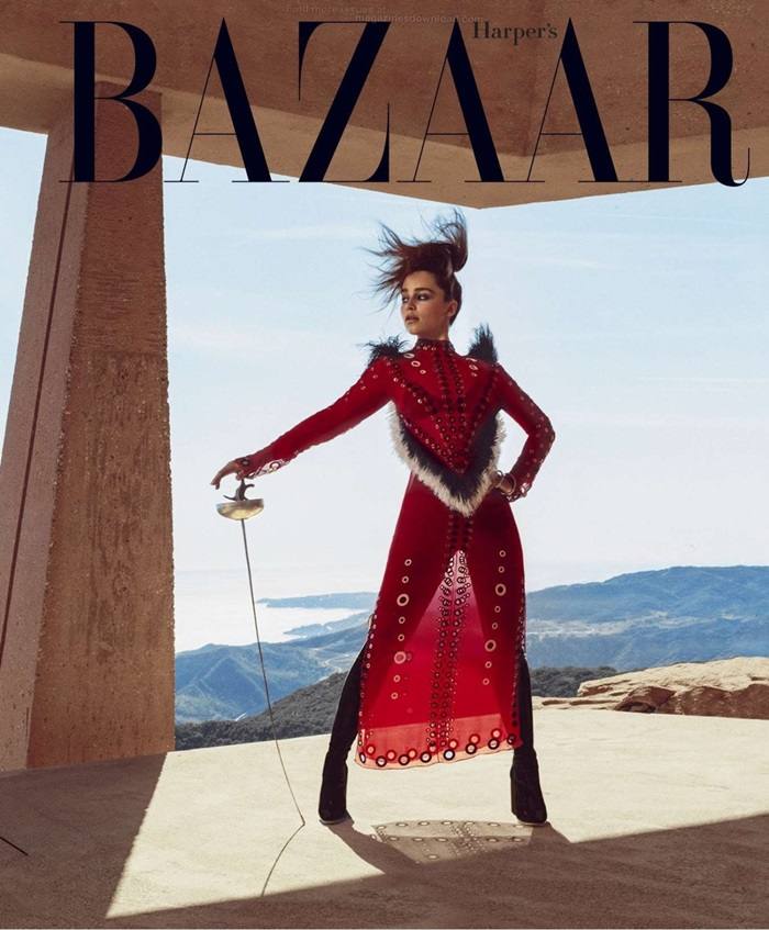 Emilia Clarke @ Harper's Bazaar US June 2015