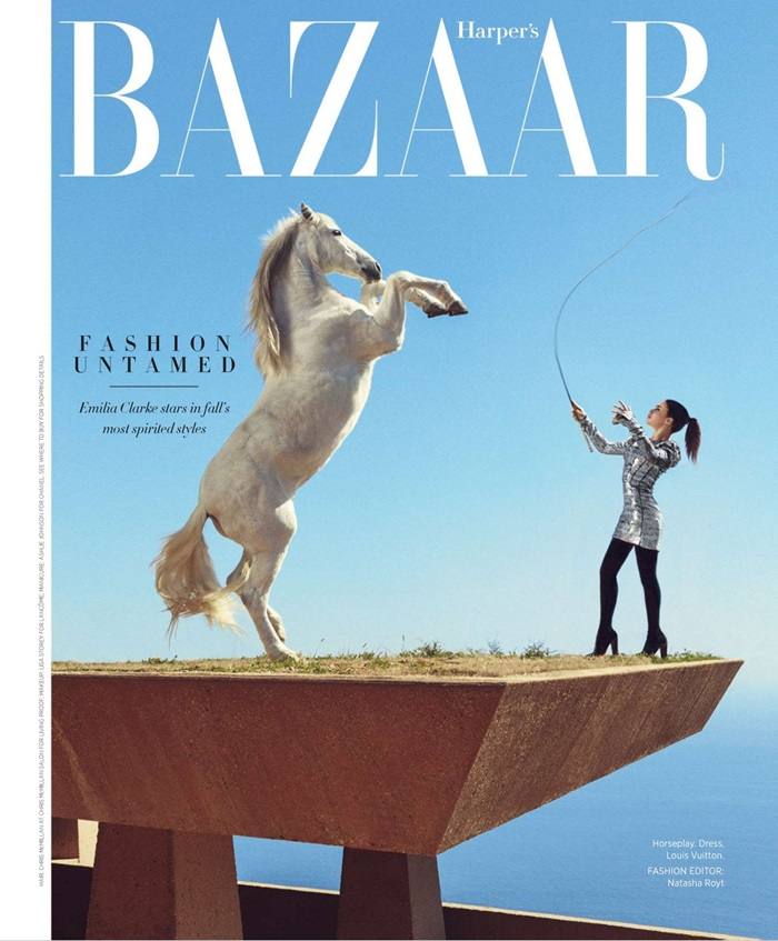 Emilia Clarke @ Harper's Bazaar US June 2015