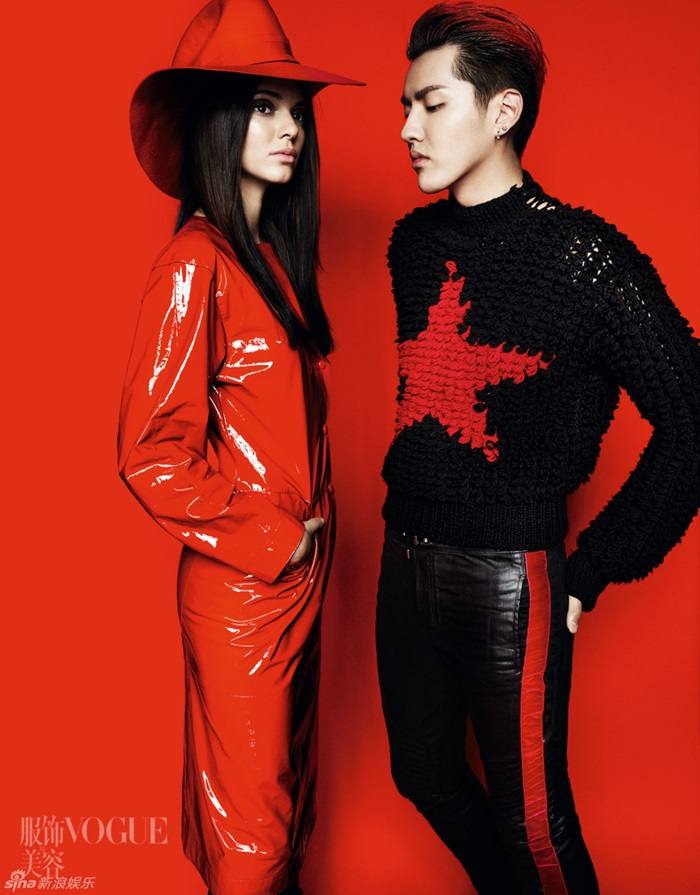 Kris Wu & Kendall Jenner @ Vogue China July 2015
