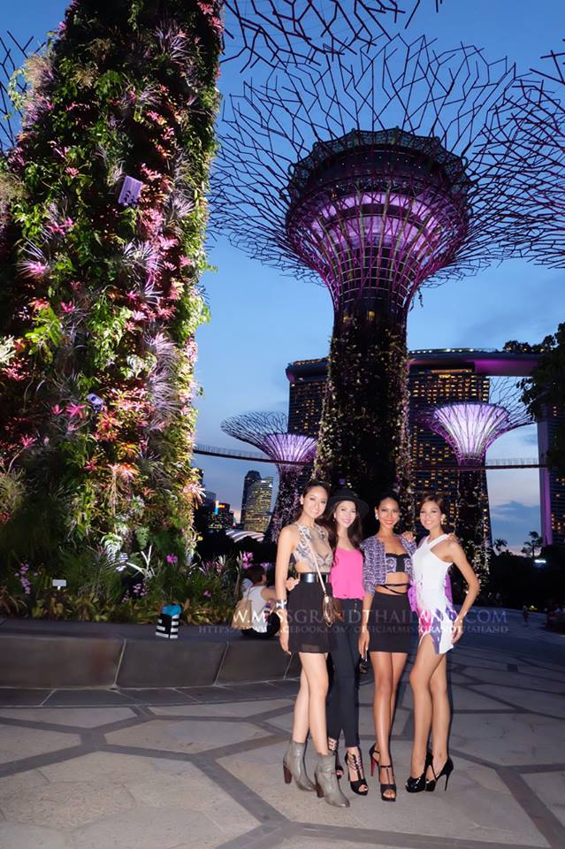 ทีมมิสแกรนด์ไทยแลนด์ 2015 เข้าเทรนด์กับอินเนสที่สิงคโปร