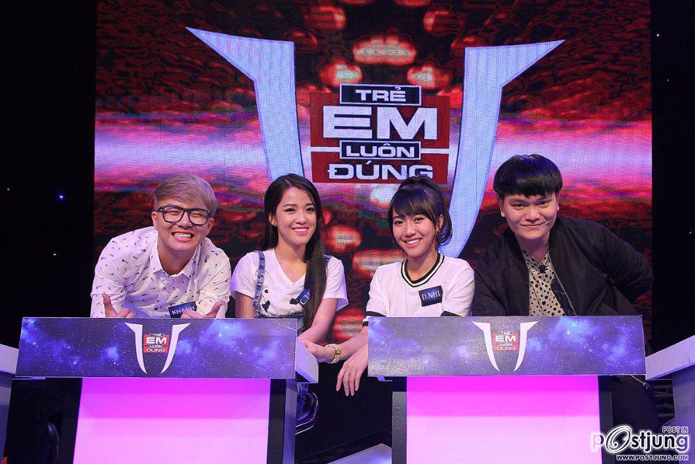 Koolcheng Trịnh Tú Trung in gameshow "Trẻ Em Luôn Đúng"