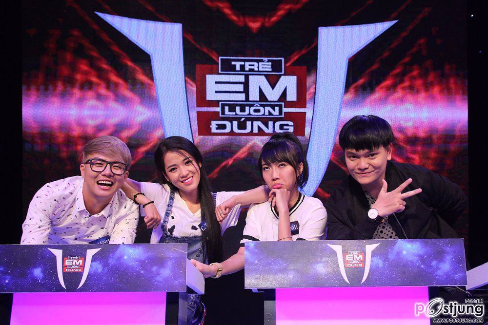 Koolcheng Trịnh Tú Trung in gameshow "Trẻ Em Luôn Đúng"