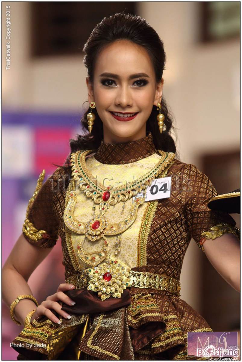 งดงาม อลังกว่าทุกปี สาวงาม  Miss Universe Thailand 2015 –รอบ Creative Thai