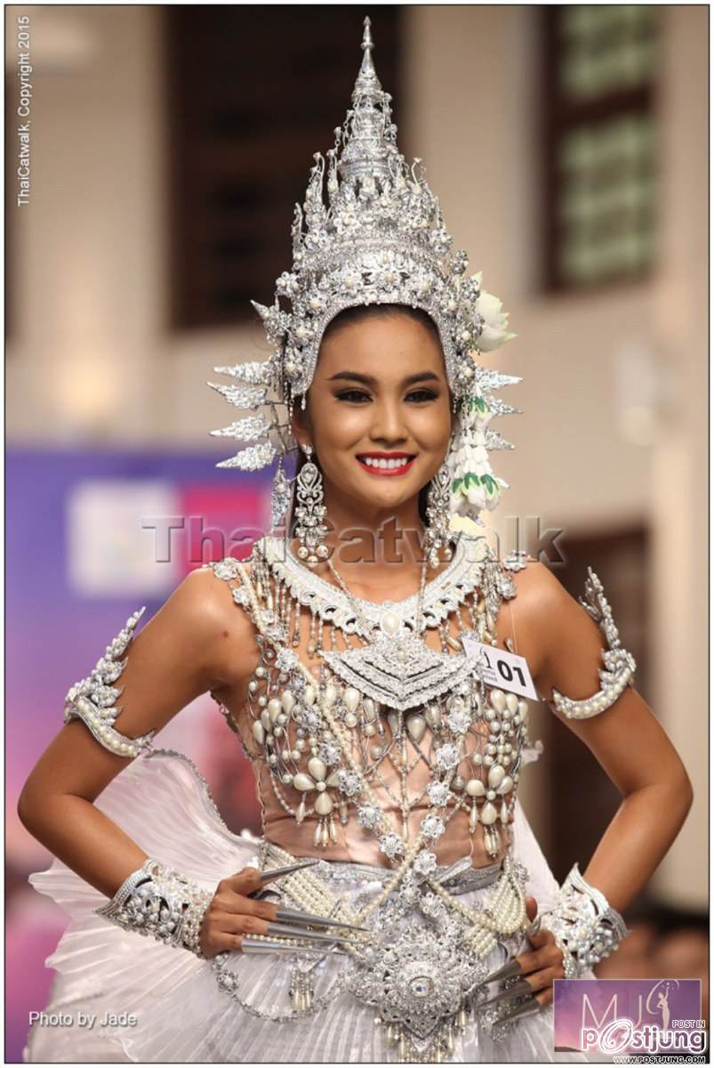 งดงาม อลังกว่าทุกปี สาวงาม  Miss Universe Thailand 2015 –รอบ Creative Thai