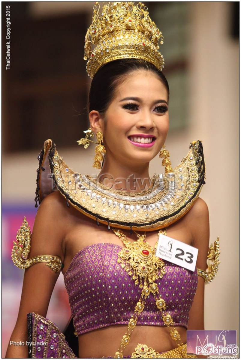 งดงาม อลังกว่าทุกปี สาวงาม  Miss Universe Thailand 2015 –รอบ Creative Thai