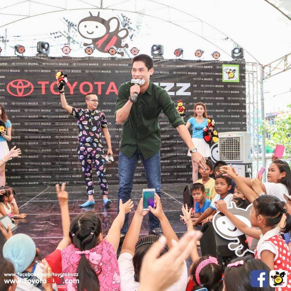 กันต์กันตถาวรที่โตโยต้าบัสส์ สาขาเสรีไทย