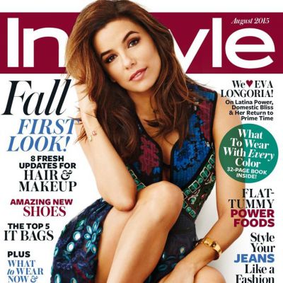 Eva Longoria @ InStyle US August 2015