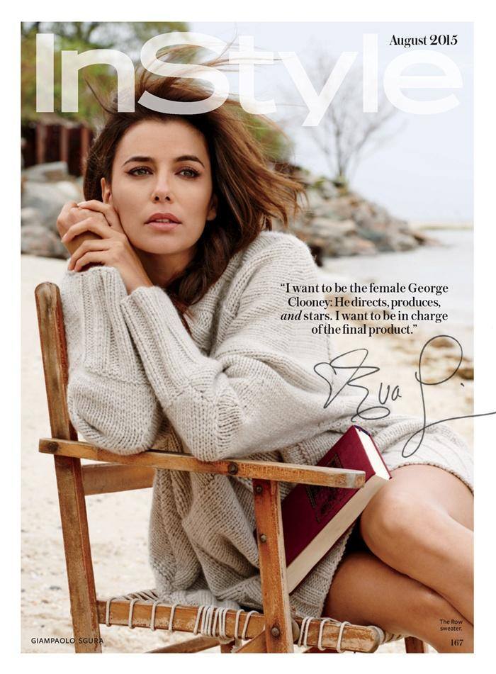 Eva Longoria @ InStyle US August 2015