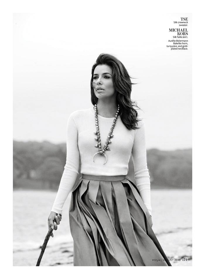 Eva Longoria @ InStyle US August 2015