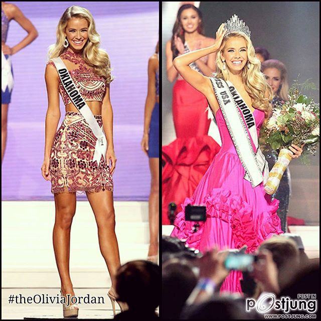 Olivia Jordan จากOklahoma คว้ำตำแหน่ง Miss USA 2015