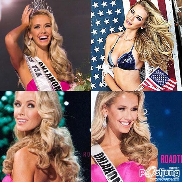 Olivia Jordan จากOklahoma คว้ำตำแหน่ง Miss USA 2015