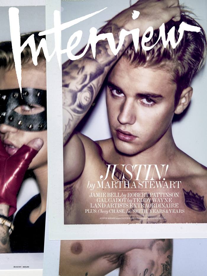Justin Bieber Interview Magazine August 2015