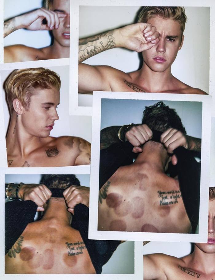 Justin Bieber @ Interview Magazine August 2015