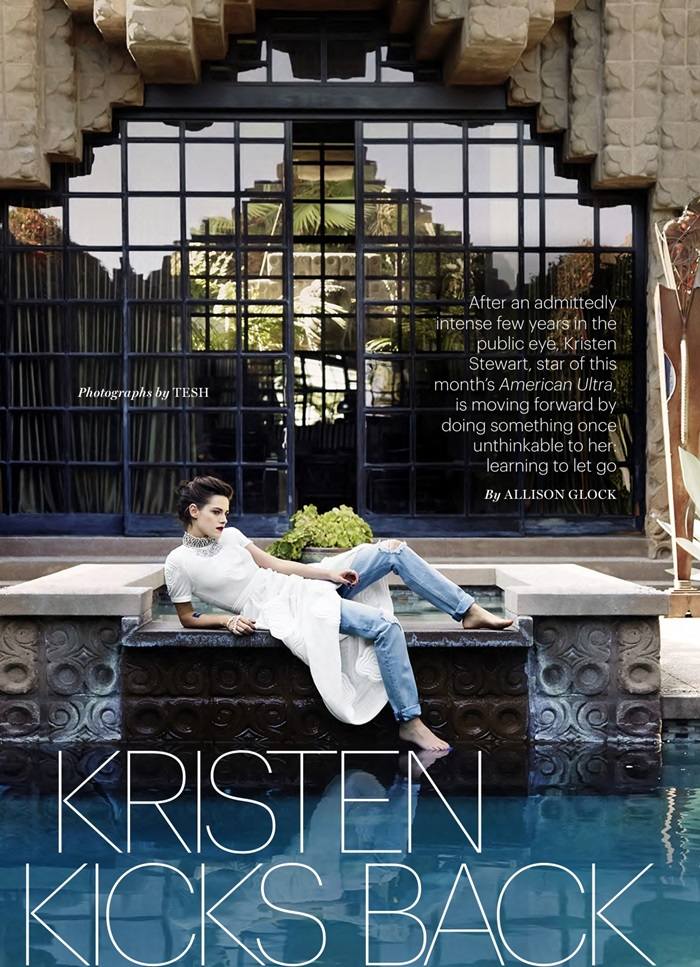 Kristen Stewart @ Marie Claire US August 2015