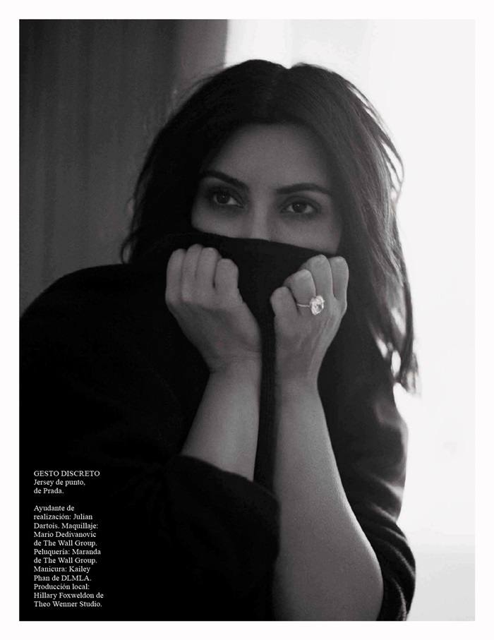 Kim Kardashian @ Vogue España August 2015
