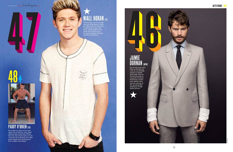 รวม 100 หนุ่มฮอต จากนิตยสาร Attitude UK 2014